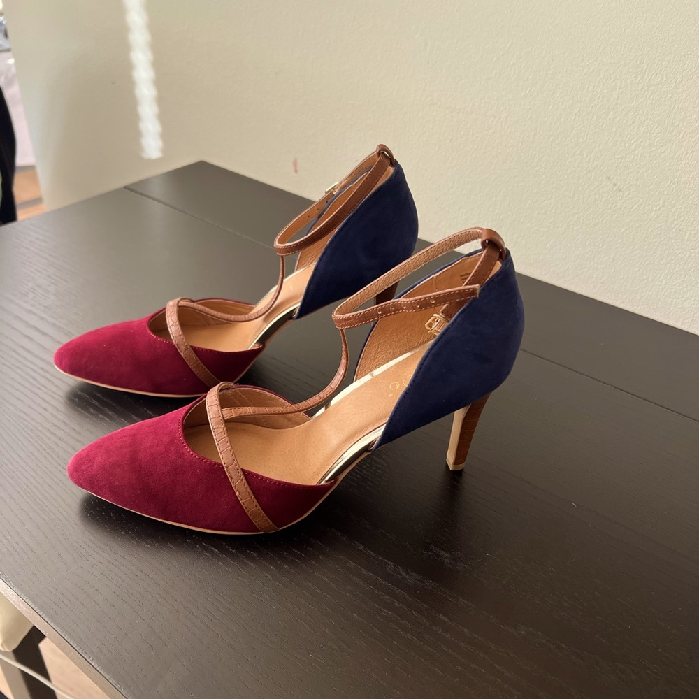 Anthropologie Two Tone Heels